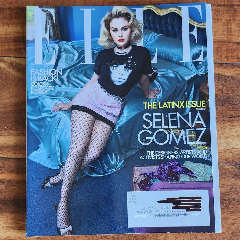 Elle Magazine Selena Gomez Sept 2021 Issue pre-owned